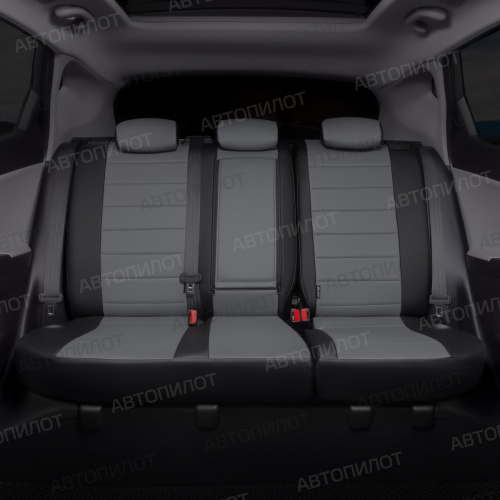 Чехлы модельные (без airbag) (40/60) чёрный+серый, арт. re-lg-l2-shese-e
