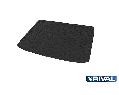 Коврик в багажник Suzuki Vitara II 2014-2019, полиуретан Rival, Черный, Арт. 15503002