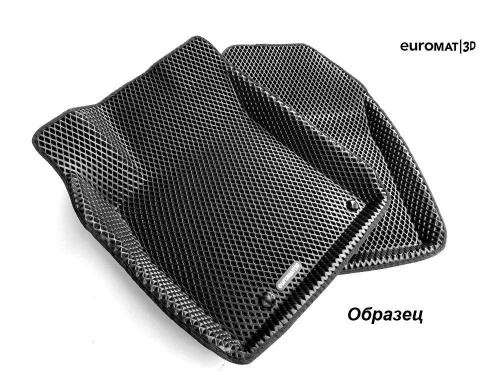 Коврики в салон Audi Q5 II (FY) 2017-2020, 3D EVA Euromat, Черный, Арт. EM3DEVA001101