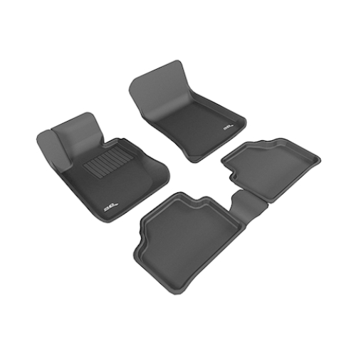 Коврики в салон BMW 1 серия II (F21) 2011-2015 Хэтчбэк 3 дв., 3D ткань Sotra Lux, Черный, Арт. ST 74-00033