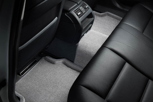 Коврики в салон Audi Q3 I (8U) 2011-2014, 3D ткань Seintex , Серый, Арт. 86838