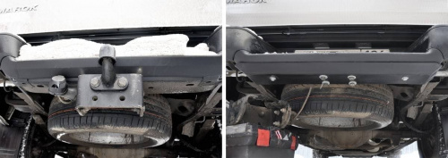Защита заднего бампера Volkswagen Amarok I 2010-2016 Пикап Арт. 111.5841.1