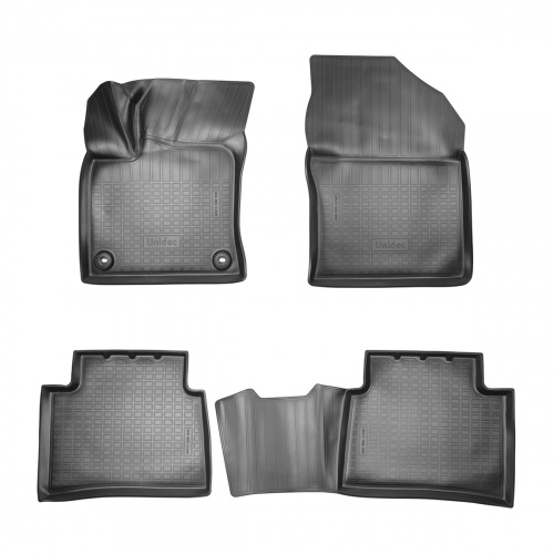 Коврики в салон Toyota Prius IV (XW50) 2015-2020 Лифтбек, полиуретан 3D Norplast, Черный, Арт. NPA11C88600
