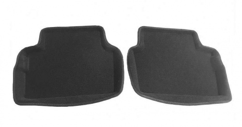 Коврики в салон Mazda CX-5 I (KE) 2011-2015, 3D ткань Euromat LUX, Черный, Арт. EM3D003407