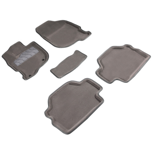 Коврики в салон Fiat Fullback 2015-2020 Пикап, 3D ткань Seintex , Серый, Арт. 84736