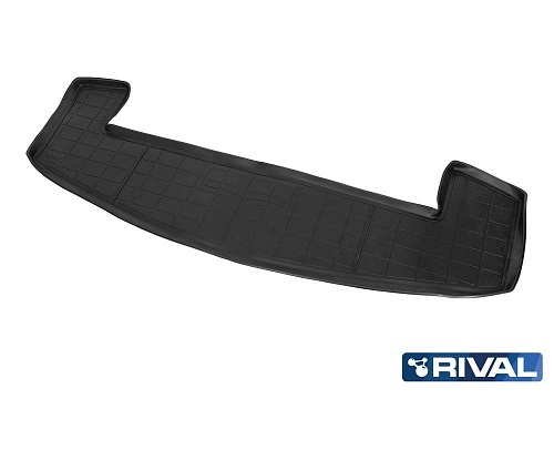 Коврик в багажник Chevrolet Captiva I 2011-2013 FL1, полиуретан Rival, Черный, Арт. 11007004