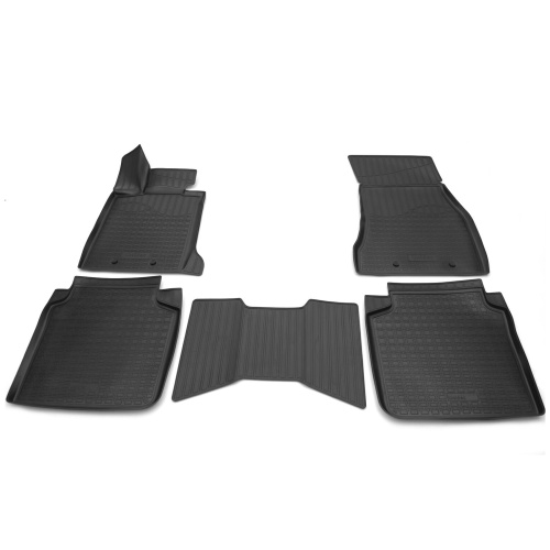 Коврики в салон BMW 7 серия VI (G12) 2015-2019 Long, полиуретан 3D Norplast, Черный, Арт. NPA11-C07-254