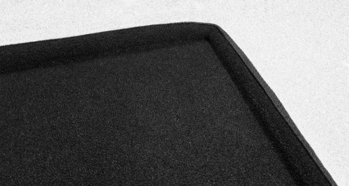 Коврик в багажник Geely Emgrand (SS11) 2021- Седан, 3D ткань Euromat Business, Черный, Арт. EMT3D001413