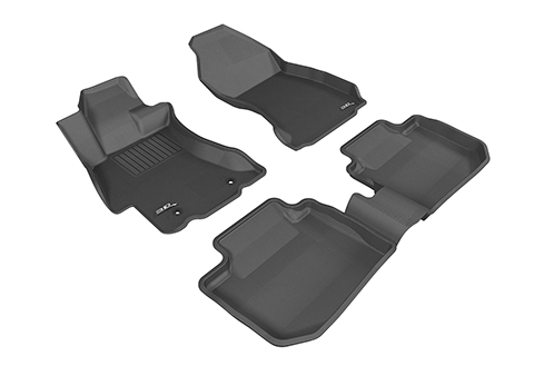 Коврики в салон Subaru Impreza IV (GJ/G13) 2011-2014 Седан, 3D ткань Sotra Lux, Черный, Арт. ST 74-00415