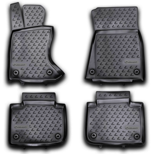 Коврики в салон Lexus GS IV 2011-2015, полиуретан Element, Черный, 2WD версия Арт. NLC.29.22.210kh