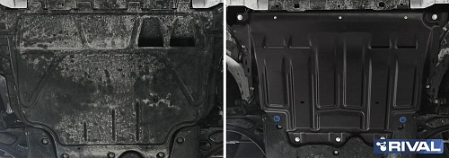 Защита картера двигателя и КПП Volkswagen Caddy V 2020-2023 Минивэн V - 1.6 FWD Арт. 11158801