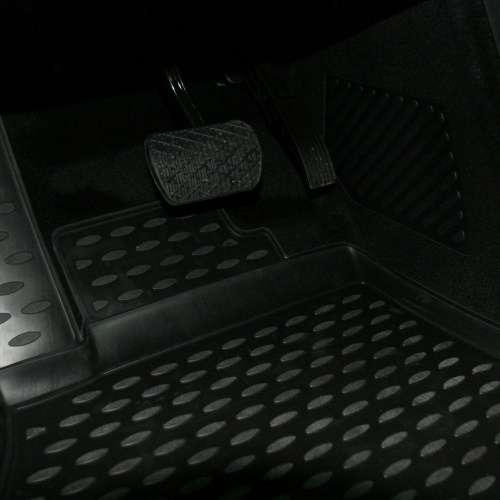 Коврики в салон Mercedes-Benz B-Класс I (W245) 2008-2011 рестайлинг Хэтчбэк 5 дв., полиуретан Element, Черный, Арт. NLC.34.26.210k