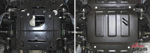 Защита картера двигателя Foton Sauvana 2015- Внедорожник 5 дв. V - 2.0; полный привод Арт. 111.04402.1