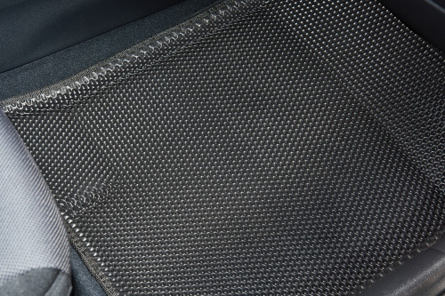 Коврики в салон Audi Q7 II (4M) 2015-2019, 3D EVA Seintex "сота", Черный, Арт. 98841