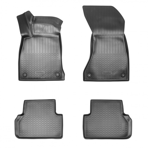 Коврики в салон Audi A4 V (B9) 2015-2020 Седан, полиуретан 3D Norplast, Черный, Арт. NPA10C05205