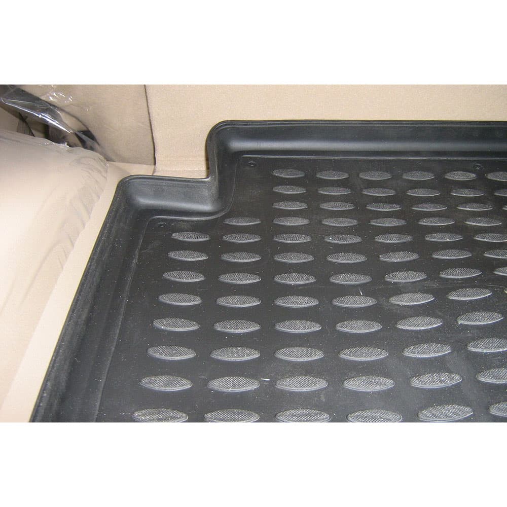 Коврик в багажник Kia Carens II (UN) 2006-2012, полиуретан Element, Черный, Арт. NLC.25.22.B14