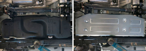Защита топливного бака Toyota Hilux VIII 2015-2020 Пикап V-2.7; 2.4TD; 2.8TD Арт. 2333950516