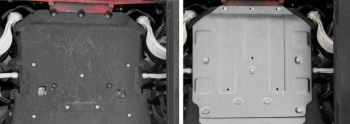 Защита картера двигателя Range Rover Velar  I (L560) 2017- V - 2.0d (180л.с.); 2.0d (240л.с.); 2.0 (250л.с.); 3.0 (380л.с.) Арт. 333.2601.1