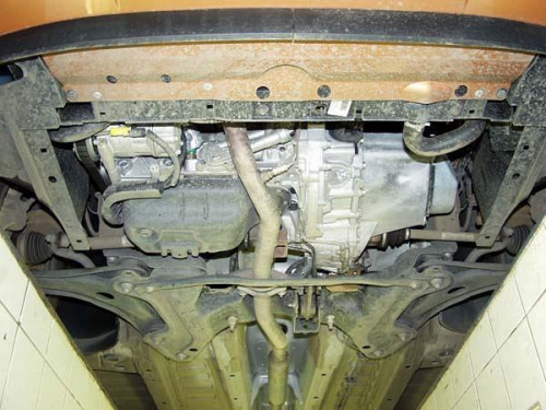 Защита картера двигателя и КПП Peugeot 1007 I 2005-2009 Хэтчбэк 3 дв. V-1,4 Арт. 17.1123