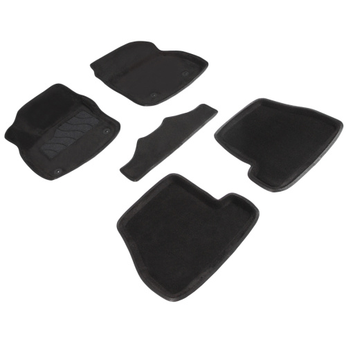 Коврики в салон Ford Focus III 2010-2015 Седан, 3D ткань Seintex , Черный, АКПП Арт. 89097