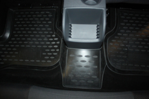 Коврики в салон SEAT Leon II 2005-2009 5 дв., полиуретан Element, Черный, Арт. NLC.44.02.210