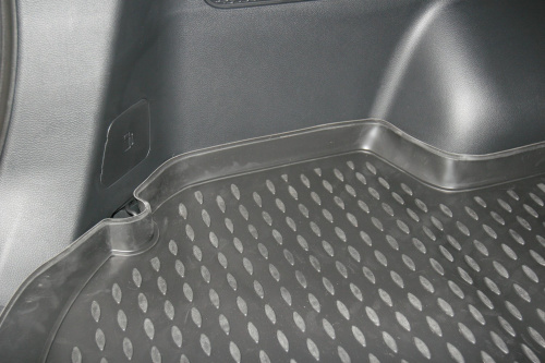 Коврик в багажник Hyundai Santa Fe III (DM) 2012-2016, полиуретан Element, Черный, 5 мест Арт. NLC.20.53.B13
