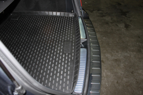 Коврик в багажник Mercedes-Benz GLK-Класс I (X204) 2008-2012, полиуретан Element, Черный, Арт. NLC.34.22.B13