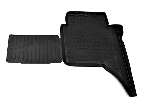 Коврики в салон Ford Ranger III (T6) 2011-2015  Пикап, полиуретан Norplast, Черный, для Double Cab (двойная кабина) Арт. NPA11-C22-600
