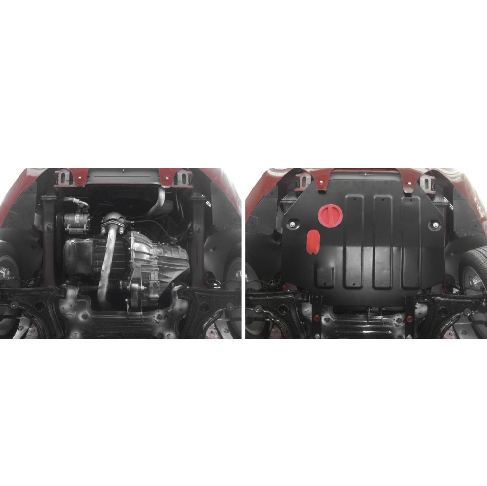 Защита картера двигателя и КПП FAW Oley 2014-2018 Седан V-1.5; МКПП Арт. 111.08008.1