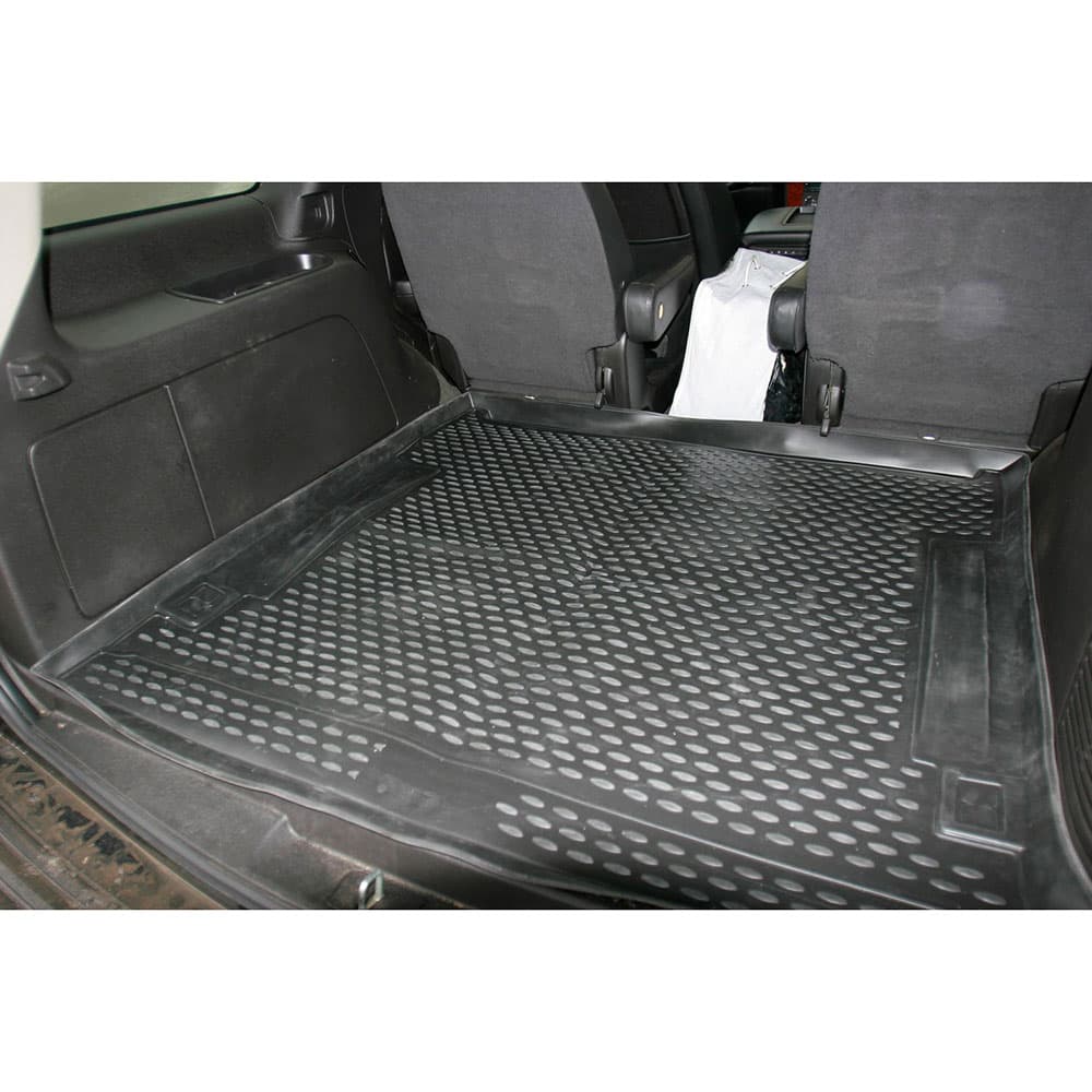 Коврик в багажник Chevrolet Tahoe III (GMT900) 2006-2014 Внедорожник 5 дв., полиуретан Element, Черный, длинный Арт. NLC.08.15.G13