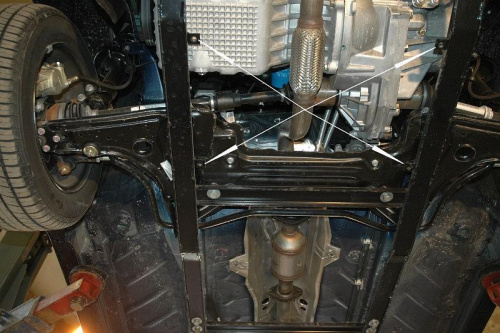 Защита картера двигателя и КПП Vortex Corda 2010-2012 Лифтбек V-1.5МКПП Арт. 28.2026