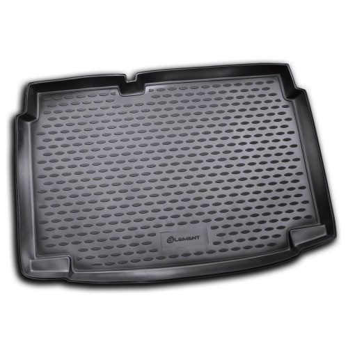 Коврик в багажник Volkswagen Polo V 2009-2015 Хэтчбэк 3 дв., полиуретан Element, Черный, нижний Арт. NLC.51.28.BN11