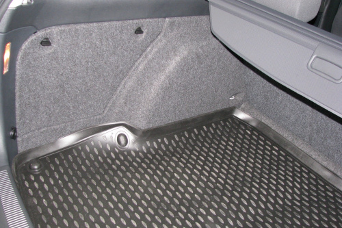 Коврик в багажник Skoda Octavia II (A5) 2004-2009 Универсал, полиуретан Element, Черный, Арт. NLC.45.08.B12
