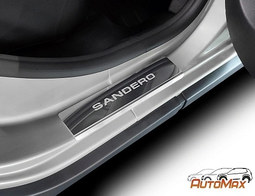 Накладки порогов AutoMAX (4 шт.) Renault Sandero 2014-