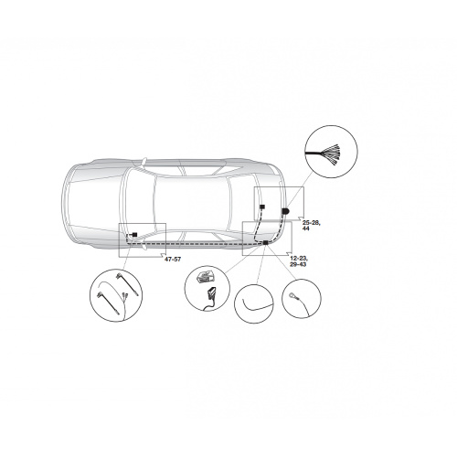 Блок согласования Chevrolet Aveo II (T300) 2011-2020 5 дв. Универсальный 13pin Hak-System Арт. 21500567