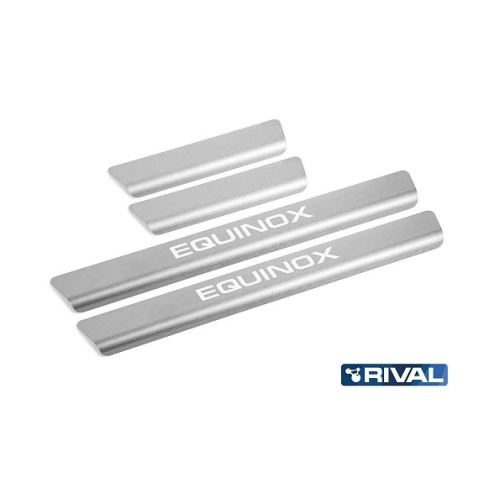 Накладки порогов RiIVAL (4 шт.) Chevrolet Equinox (2020-)