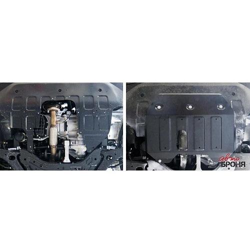 Защита картера двигателя и КПП JAC S5 (Eagle) I 2013-2019 Внедорожник 5 дв. V - 2.0; 2.0T Арт. 111.09201.1