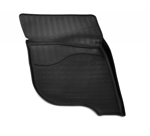 Коврики в салон Mitsubishi Pajero Sport III 2015-2021, полиуретан 3D Norplast, Черный, Арт. NPA11-C59-703