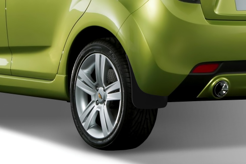 Брызговики Chevrolet Spark (M300) 2020- 1 рестайлинг Хэтчбэк 5 дв., задние, полиуретан Арт. NLF0814E11
