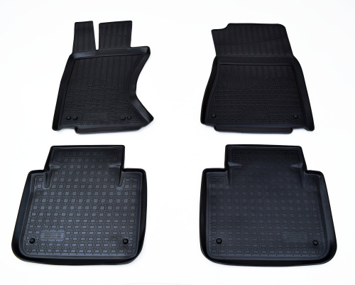 Коврики в салон Lexus GS IV 2011-2015, полиуретан Norplast, Черный, 4WD версия Арт. NPA10-C47-120