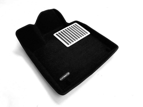 Коврики в салон Kia Sorento IV (MQ4) 2020- Внедорожник 5 дв., 3D ткань Euromat LUX, Черный, Арт. EM3D002900
