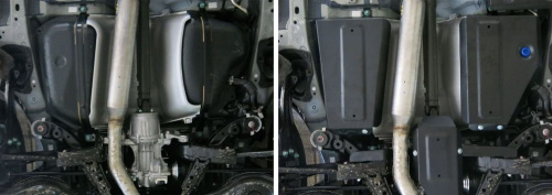 Защита топливного бака Mazda CX-5 I (KE) 2011-2015 Внедорожник 5 дв. V - 2.0; 2.5 (4WD) Арт. 111.03819.1