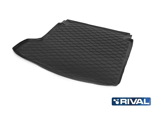 Коврик в багажник Mazda3 IV (BP) 2019- Седан, полиуретан Rival, Черный, Арт. 13801010