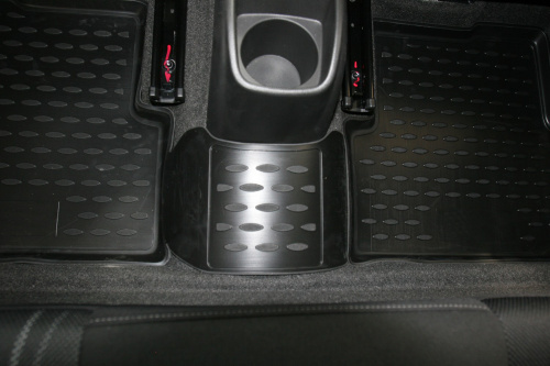 Коврики в салон Chevrolet Aveo II (T300) 2011-2020 5 дв., полиуретан Element, Черный, Арт. CARCHV00021