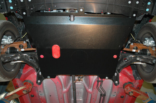 Защита картера двигателя и КПП Peugeot 107 I 2005-2009 Хэтчбэк 3 дв. V-1,0; 1,4D Арт. 17.1231