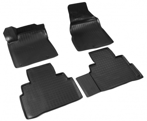 Коврики в салон Nissan Murano III (Z52) 2014-2023, полиуретан 3D Norplast, Черный, Арт. NPA11-C61-224