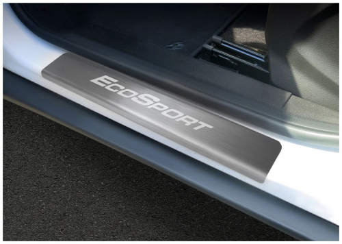 Накладки порогов RIVAL (4 шт.) Ford Ecosport (2014-)