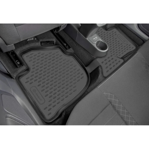 Коврики в салон Renault Duster II 2020-2023, полиуретан 3D Element, Черный, Арт. ELEMENT3DA0N202210K