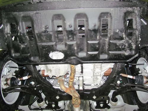 Защита картера двигателя и КПП Ford Explorer V (U502) 2010-2016 Внедорожник 5 дв. V-3.5 AT FWD, для а/м с 2014- Арт. 2823V2
