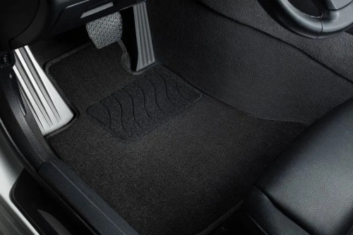 Коврики в салон Audi A3 IV (8Y) 2020- Хэтчбэк 5 дв., текстильные Seintex Lux, Черный, Арт. 86217
